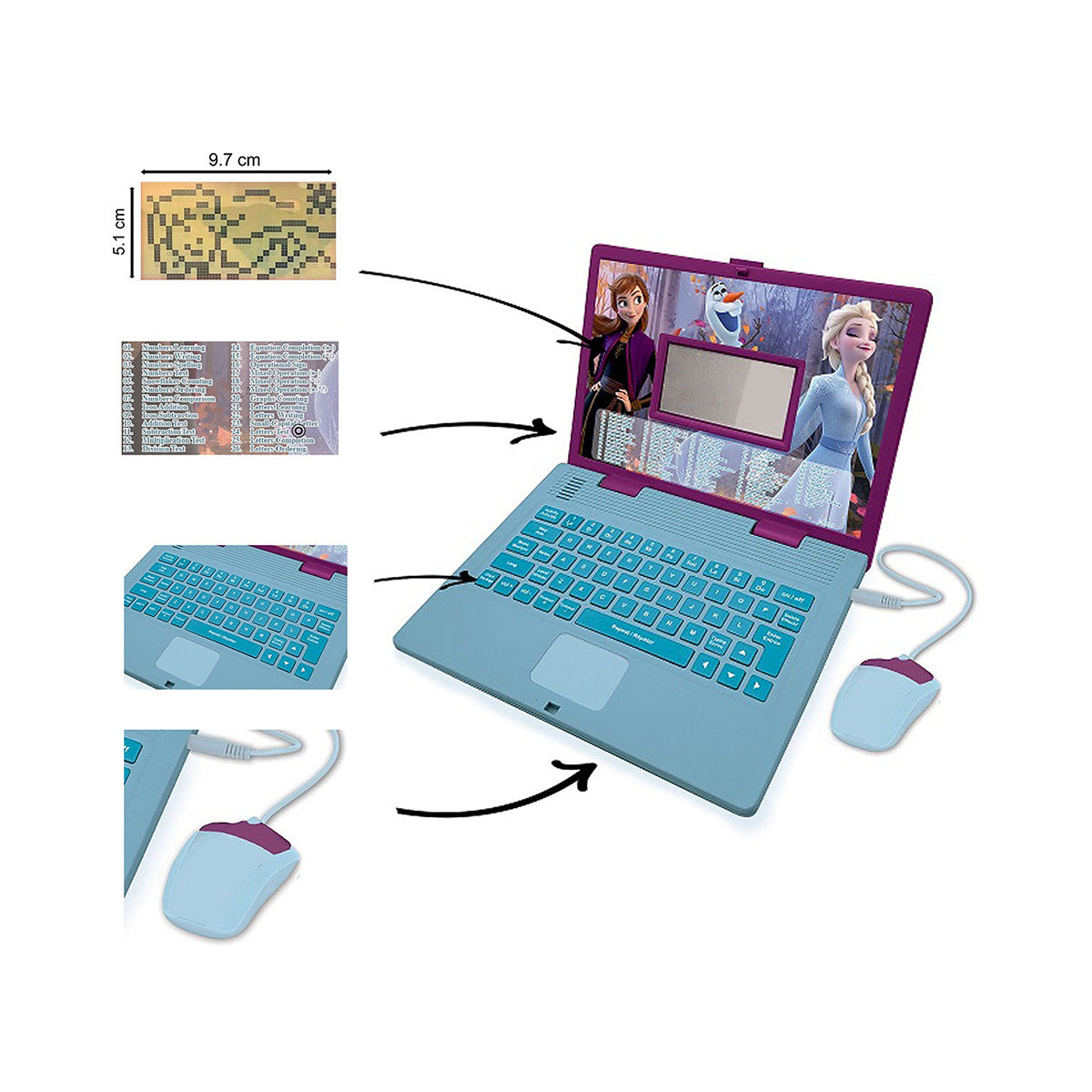 Disney Die Eiskönigin zweisprachiger Lernlaptop