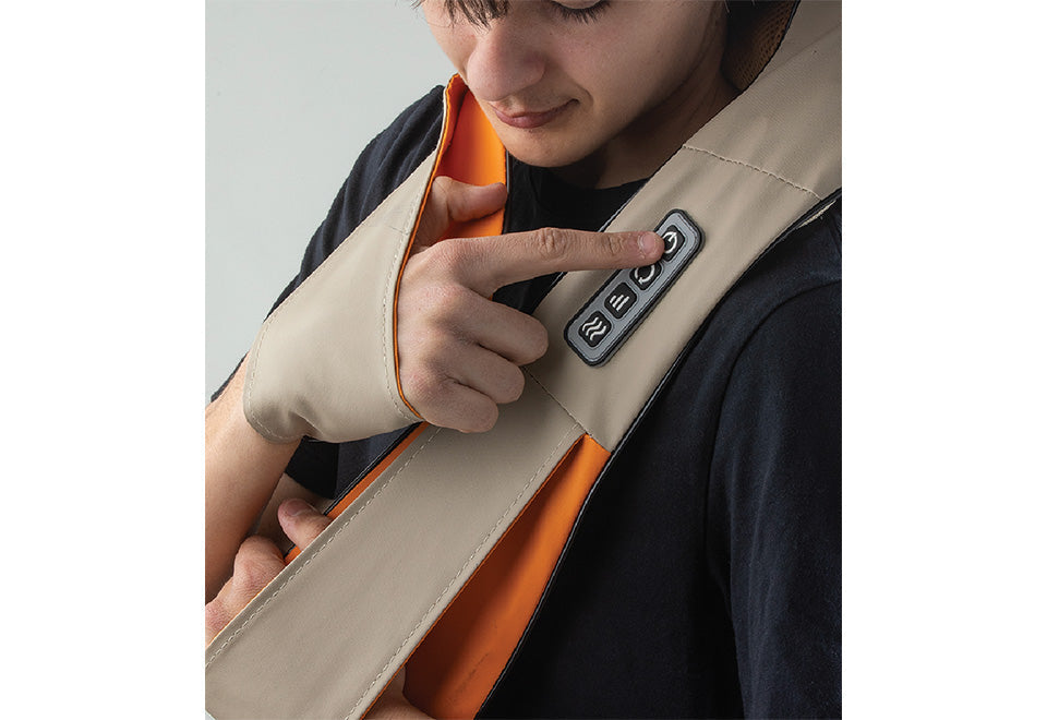Shiatsu-kneedmassageapparaat met warmtefunctie