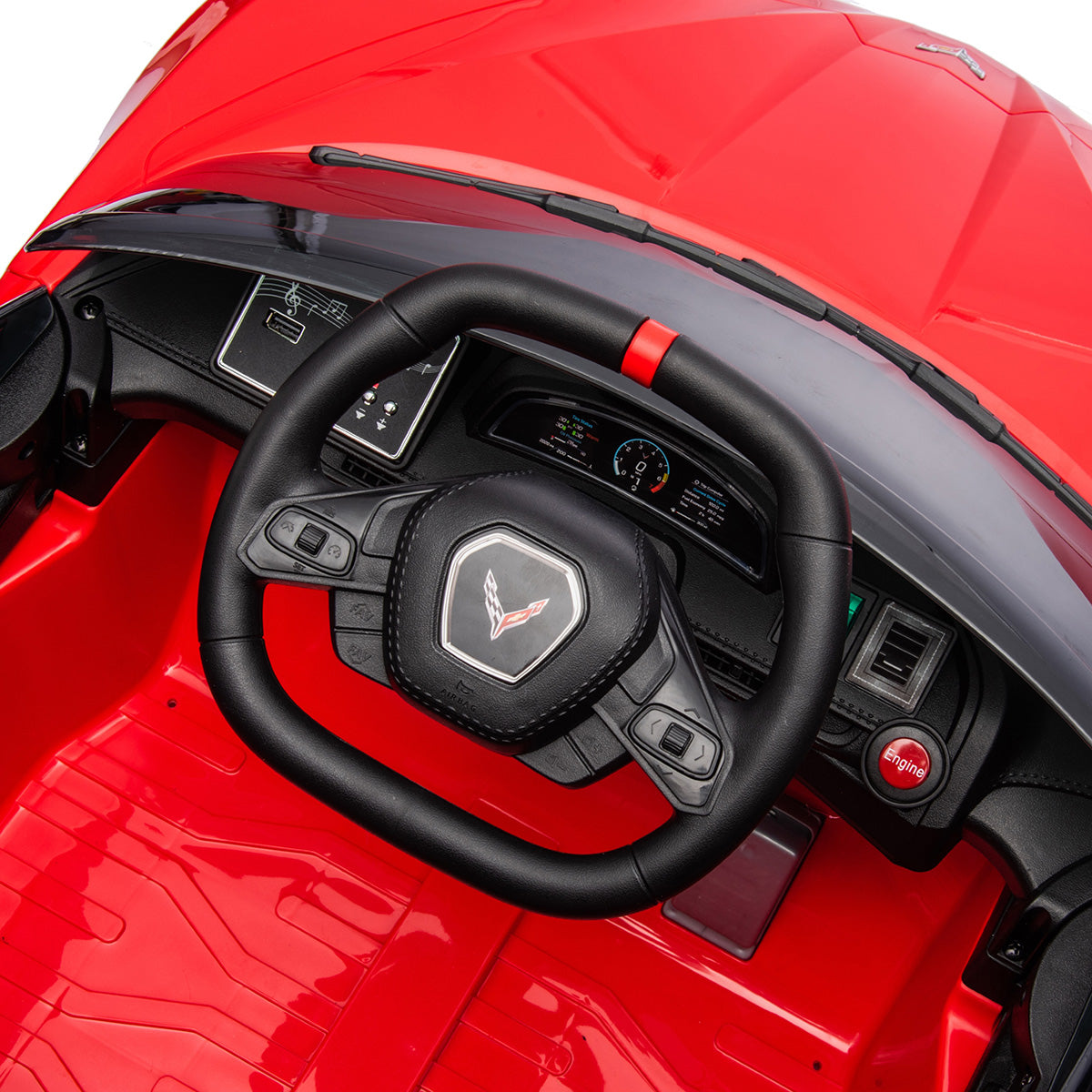 12V Chevrolet Corvette C8 Stingray Ride-On Car