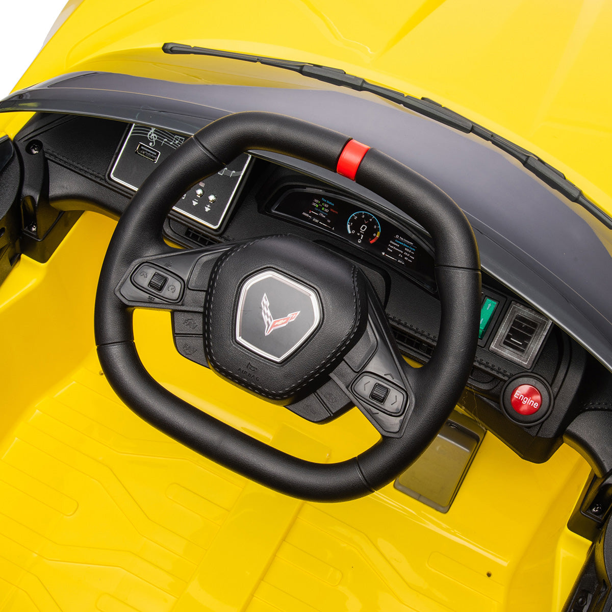 12V Chevrolet Corvette C8 Stingray Ride-On Car
