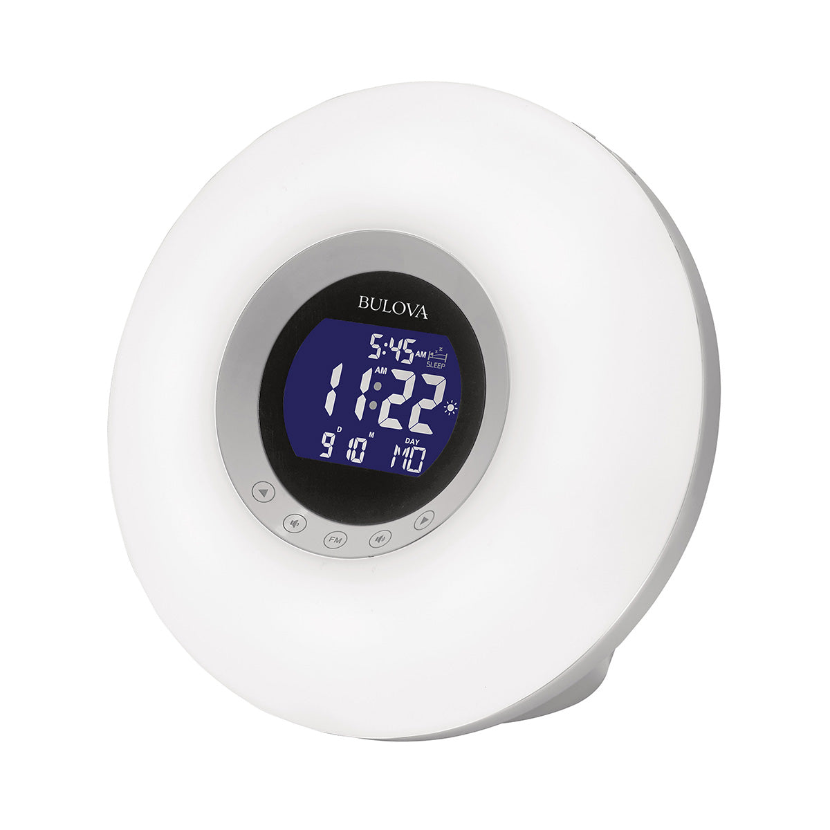 Reloj despertador de mesa LED Bulova Multi-Wake