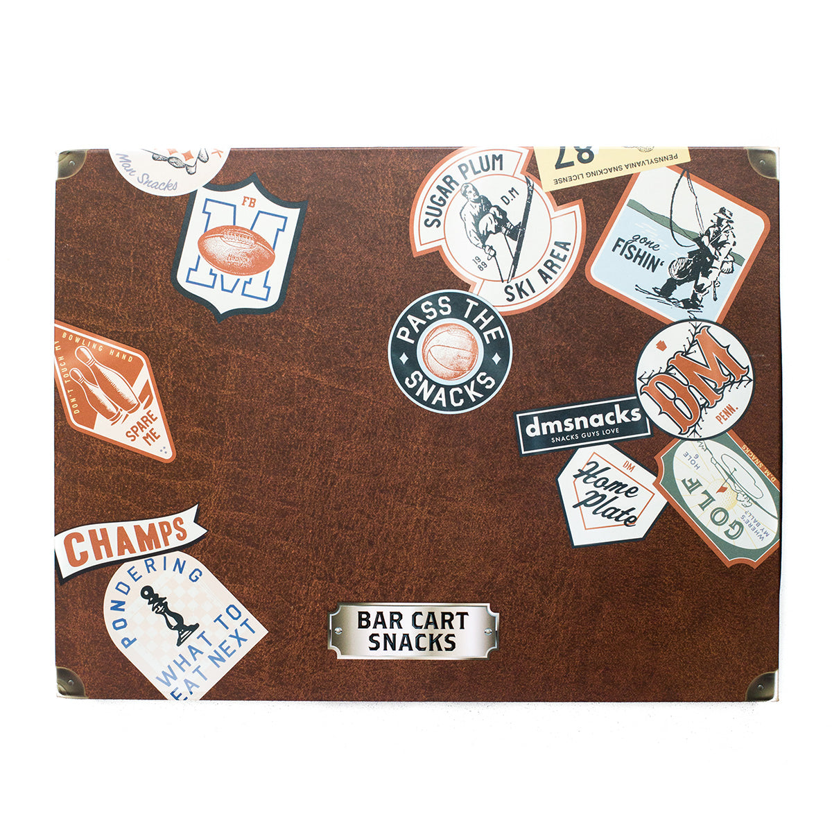 Colección de aperitivos gourmet para el carrito de bar Damn, Man