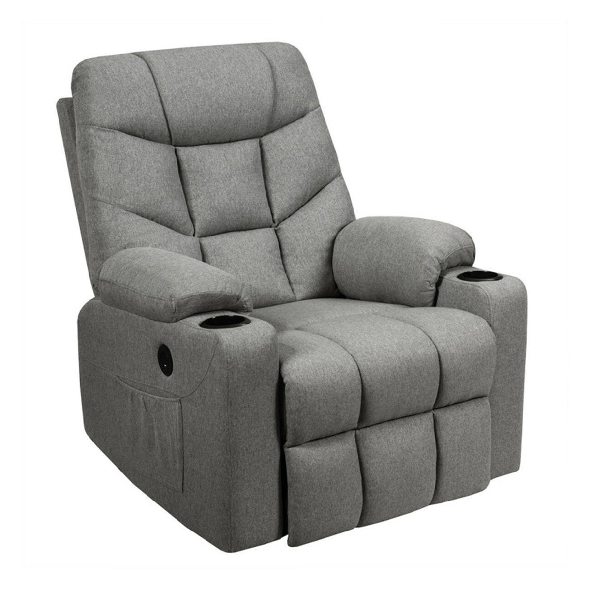 Sillón reclinable de masaje con calefacción y elevación eléctrica