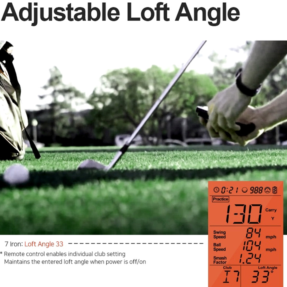Tragbarer Golf-Launch-Monitor