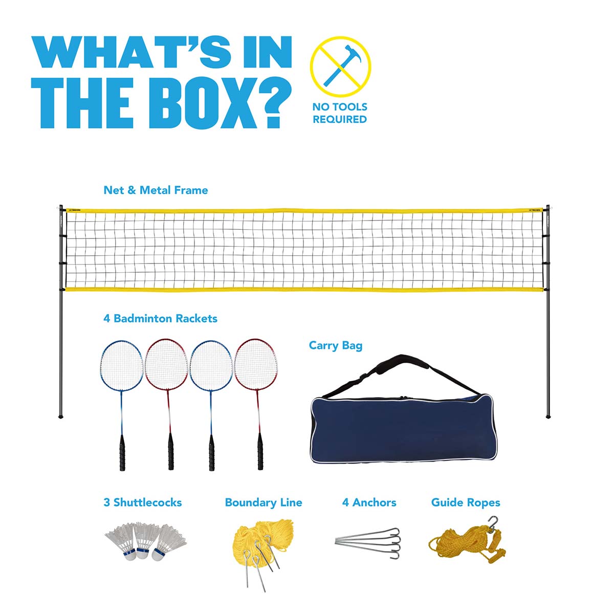 Wettkampf-Badminton-Set