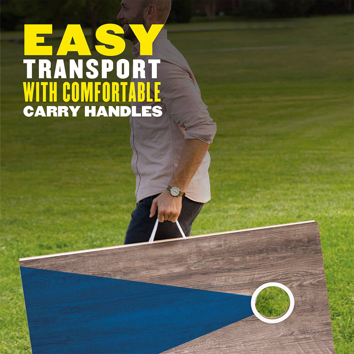 LED-Holz-Cornhole-Set