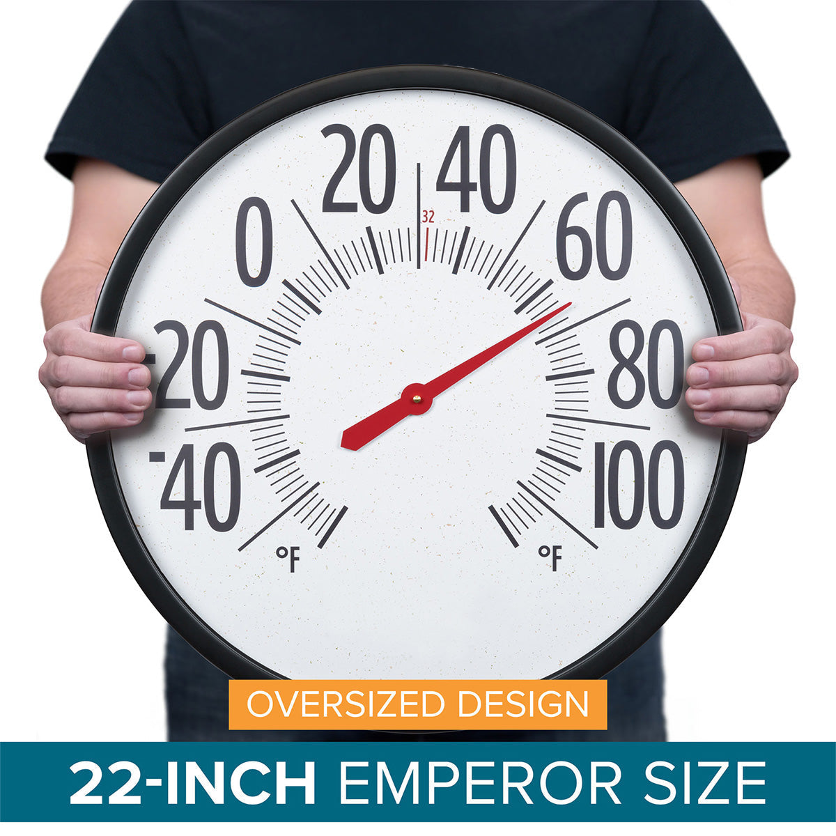 22'' übergroßes Zifferblatt-Thermometer