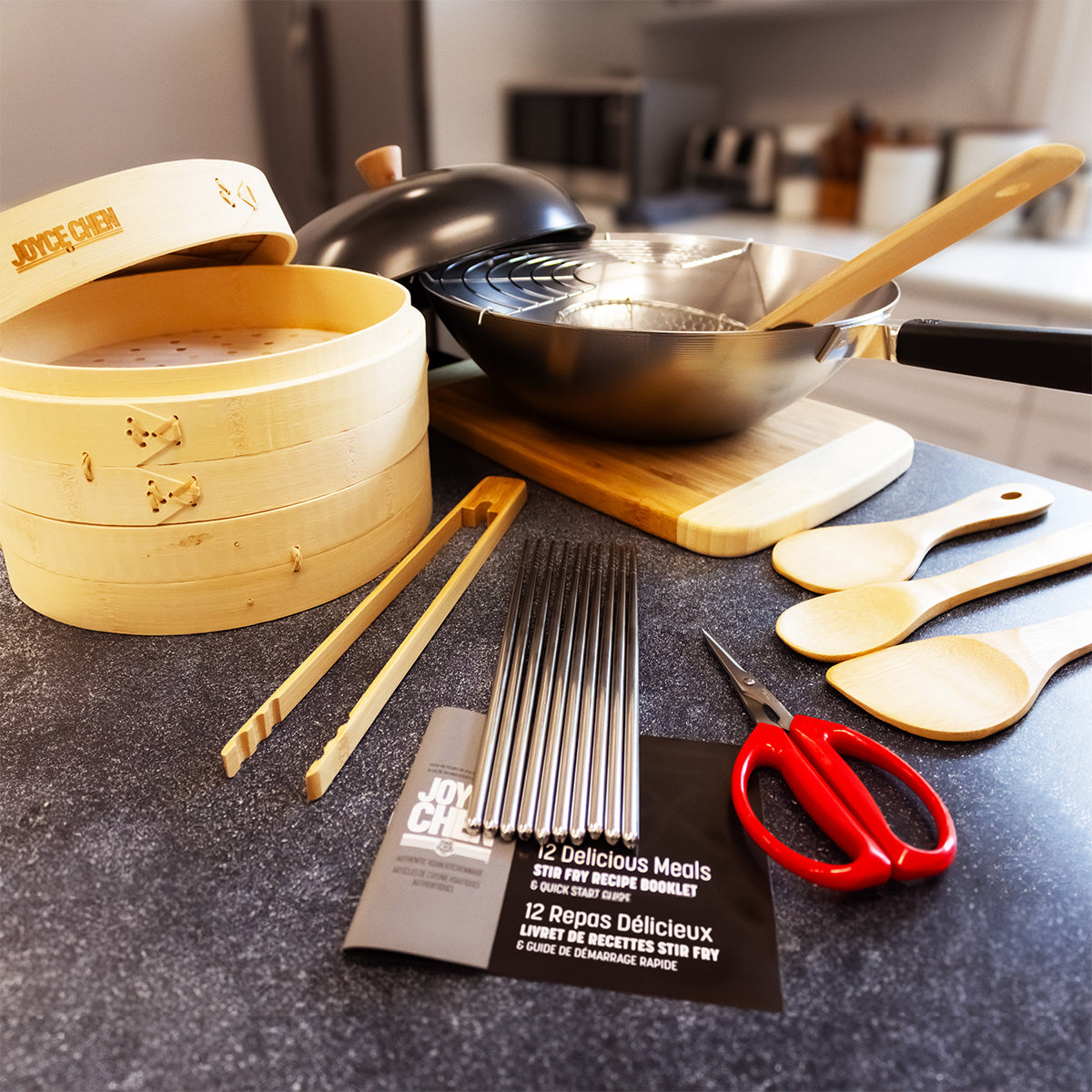 12-teiliges 14-Zoll-Wok-Set
