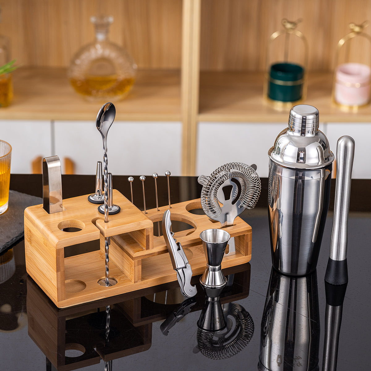 Set de coctelería de 14 piezas