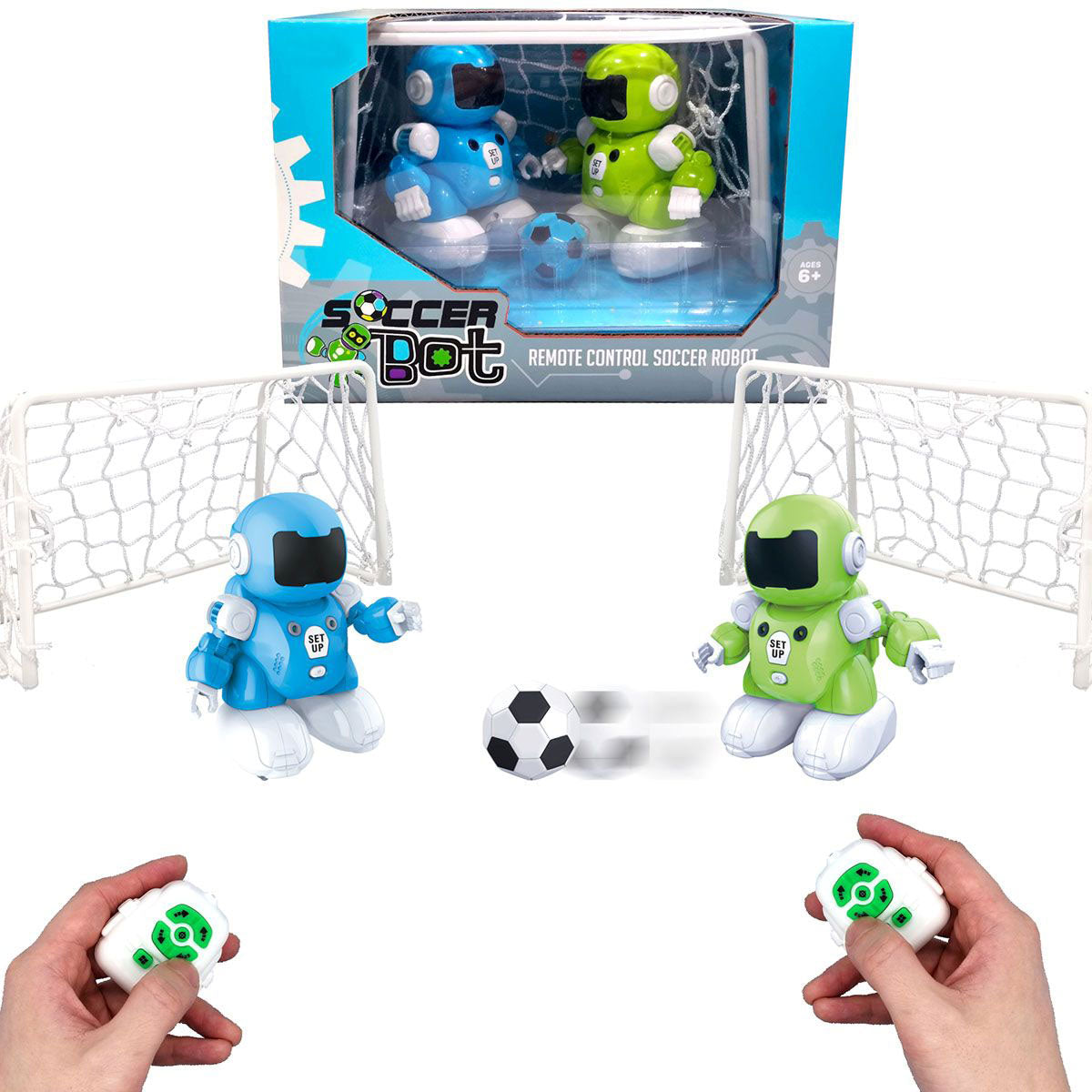 2-Spieler-RC-Fußballroboter