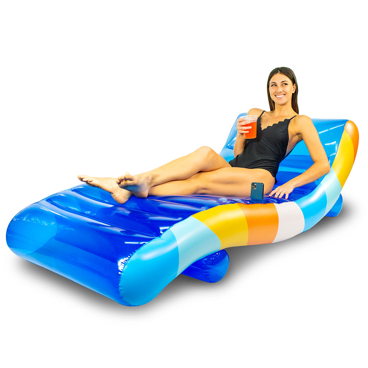 Tumbona flotante para piscina