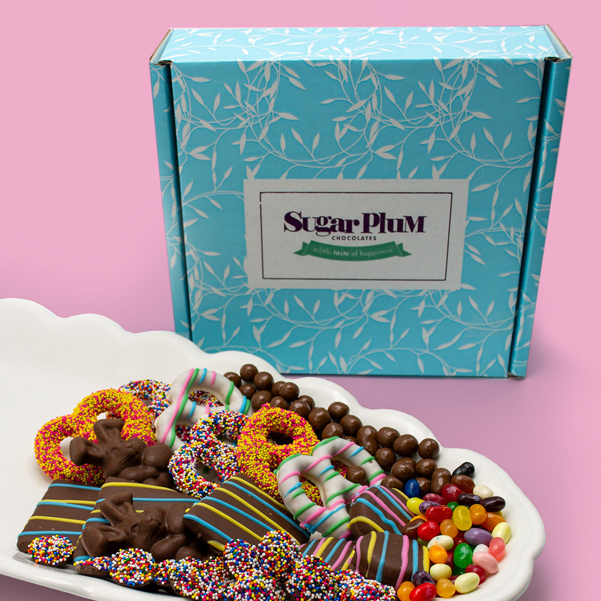 Colección de chocolates y dulces de Pascua Sugar Plum