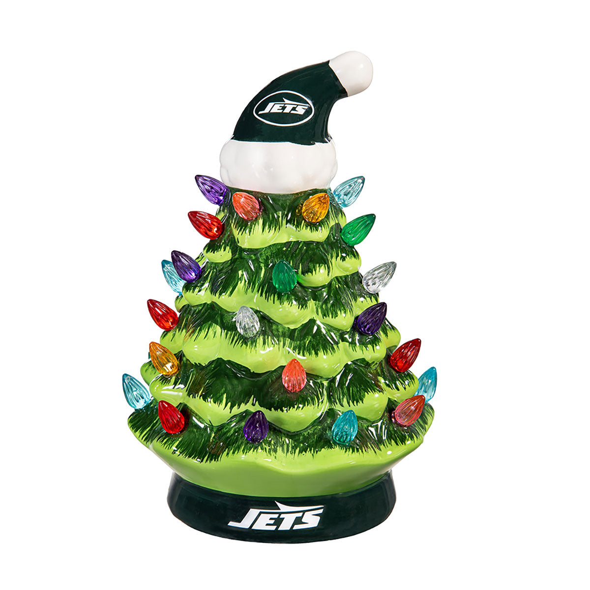 8-Inch LED Ceramic Christmas Tree Tabletop Decoration