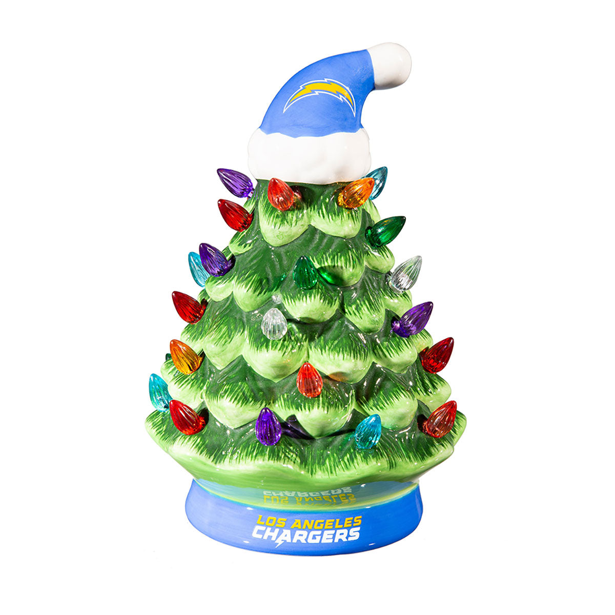 8-Inch LED Ceramic Christmas Tree Tabletop Decoration
