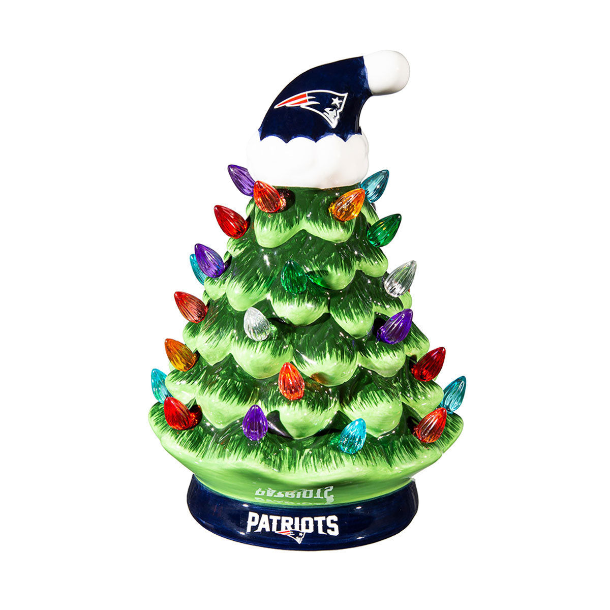 8-Inch LED Ceramic Christmas Tree Tabletop Decoration