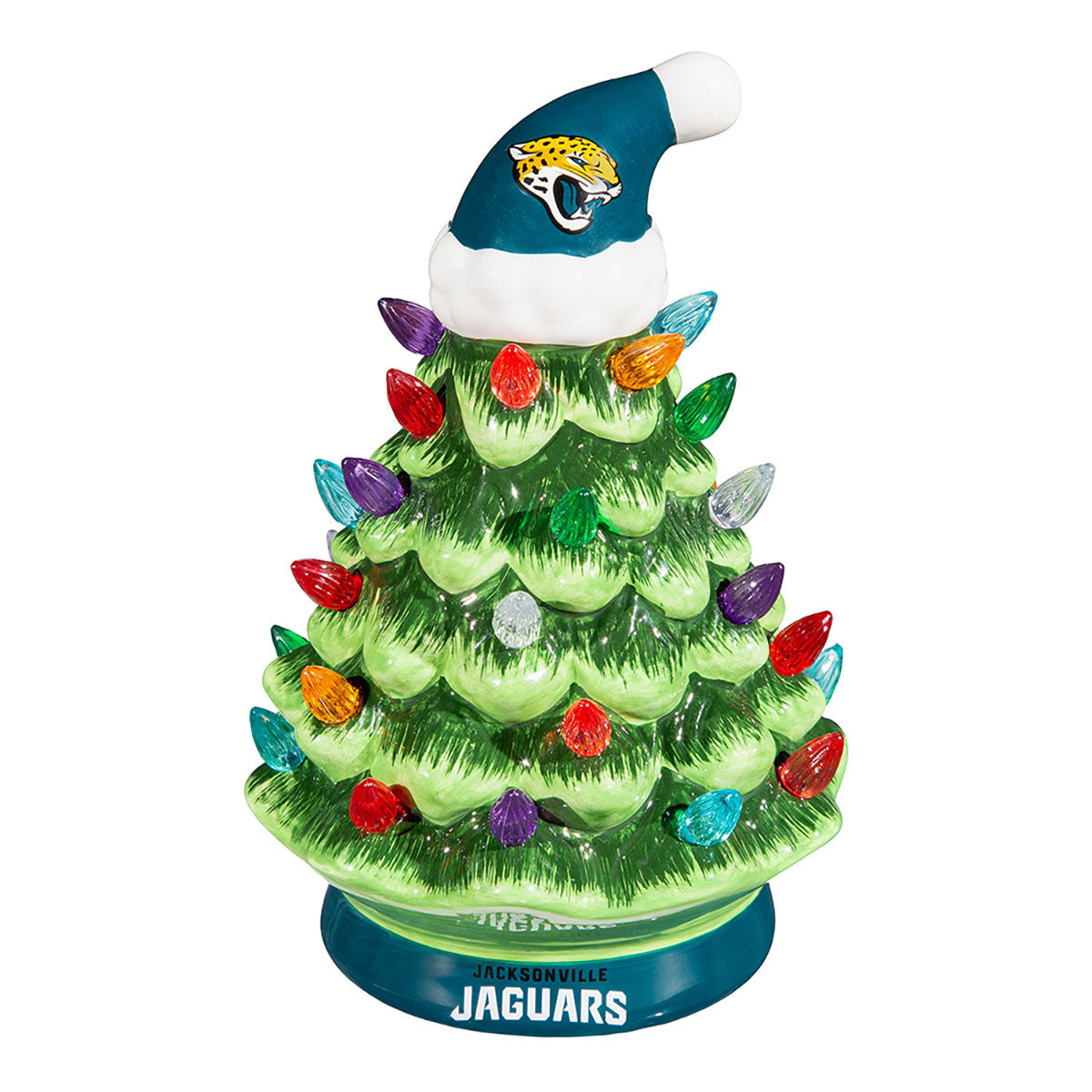 8-Inch LED Ceramic Christmas Tree Tabletop Decoration