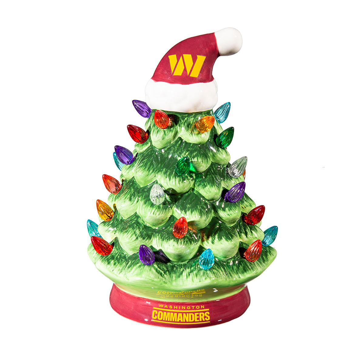 8-Inch LED Ceramic Christmas Tree Tabletop Decoration