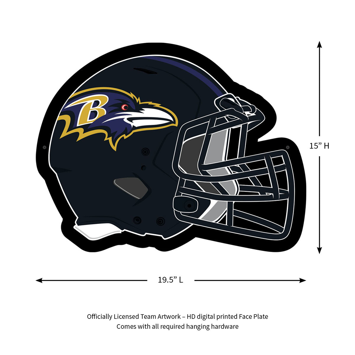 NFL Backlit Helmet Wall Sign