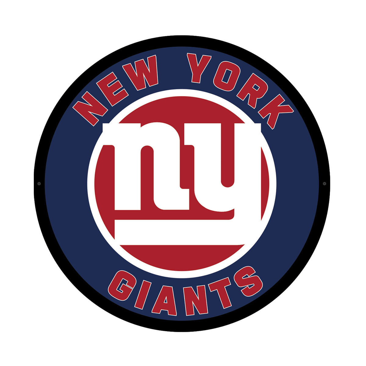 NFL Hintergrundbeleuchtetes, rundes Wand-Schild mit Vollkantenbeleuchtung
