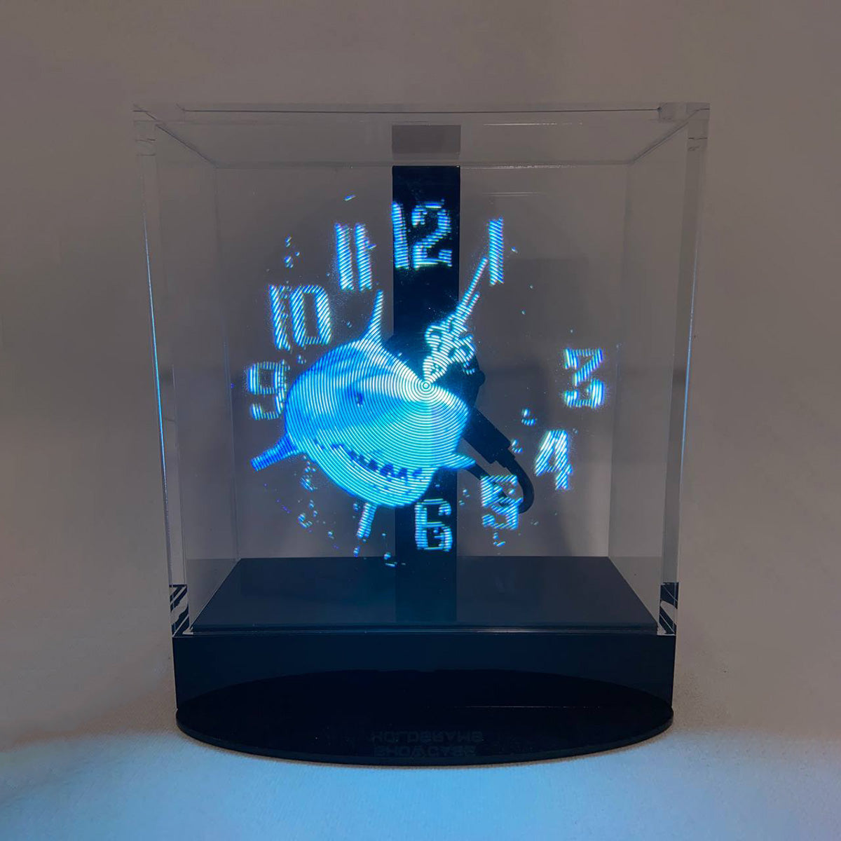 Holografische Analoguhr