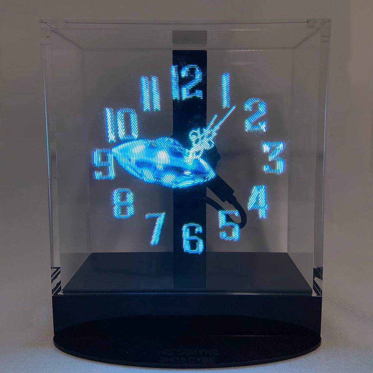 Holografische Analoguhr
