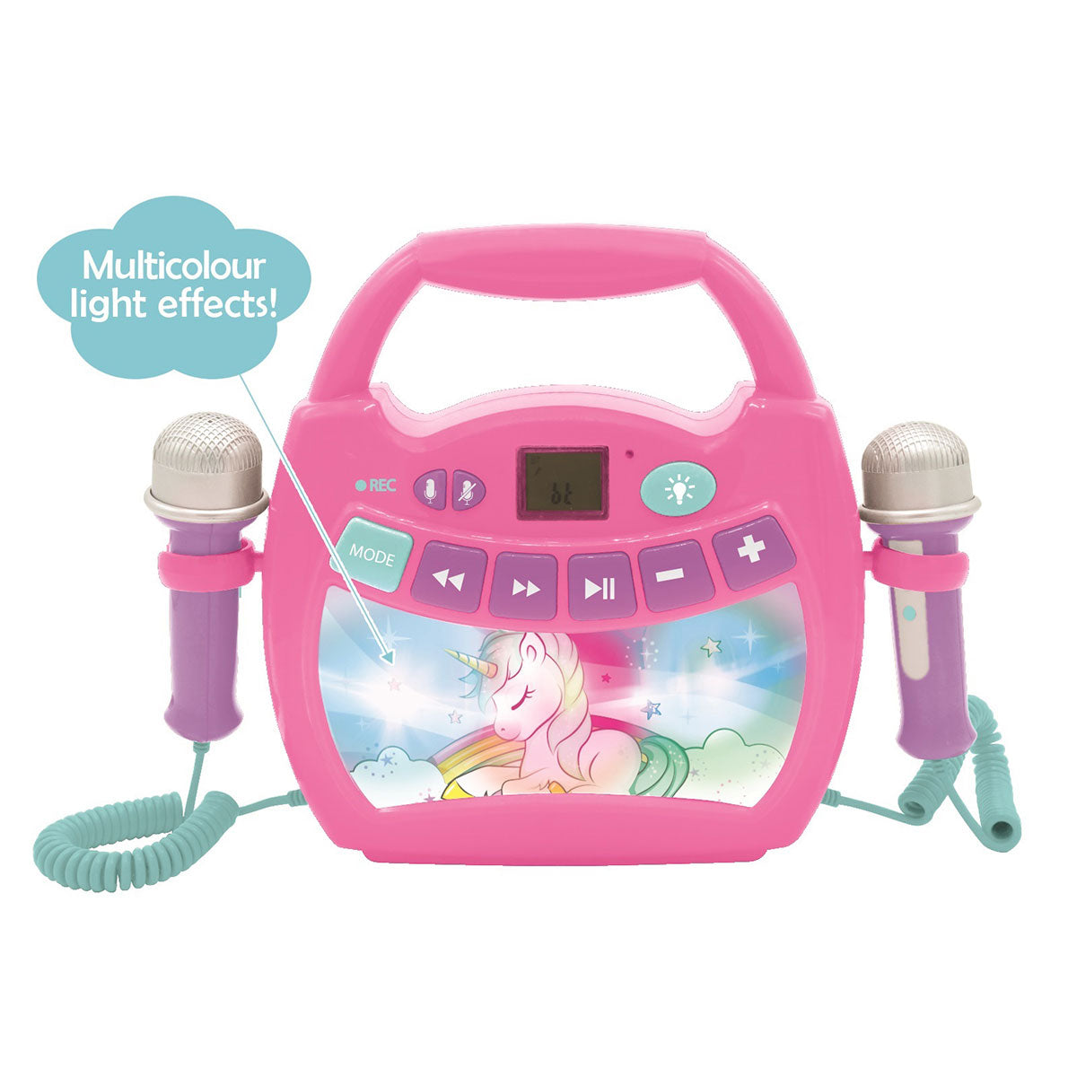 Einhorn-Bluetooth-Lautsprecher mit Mikrofonen