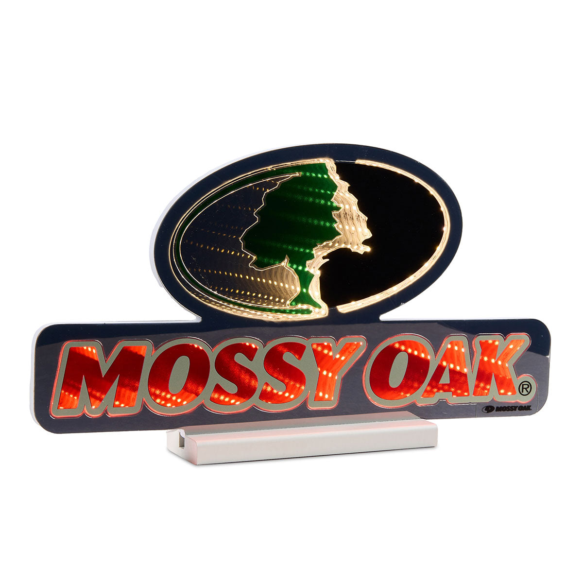 Mossy Oak Logo LED-Unendlichkeitsspiegel