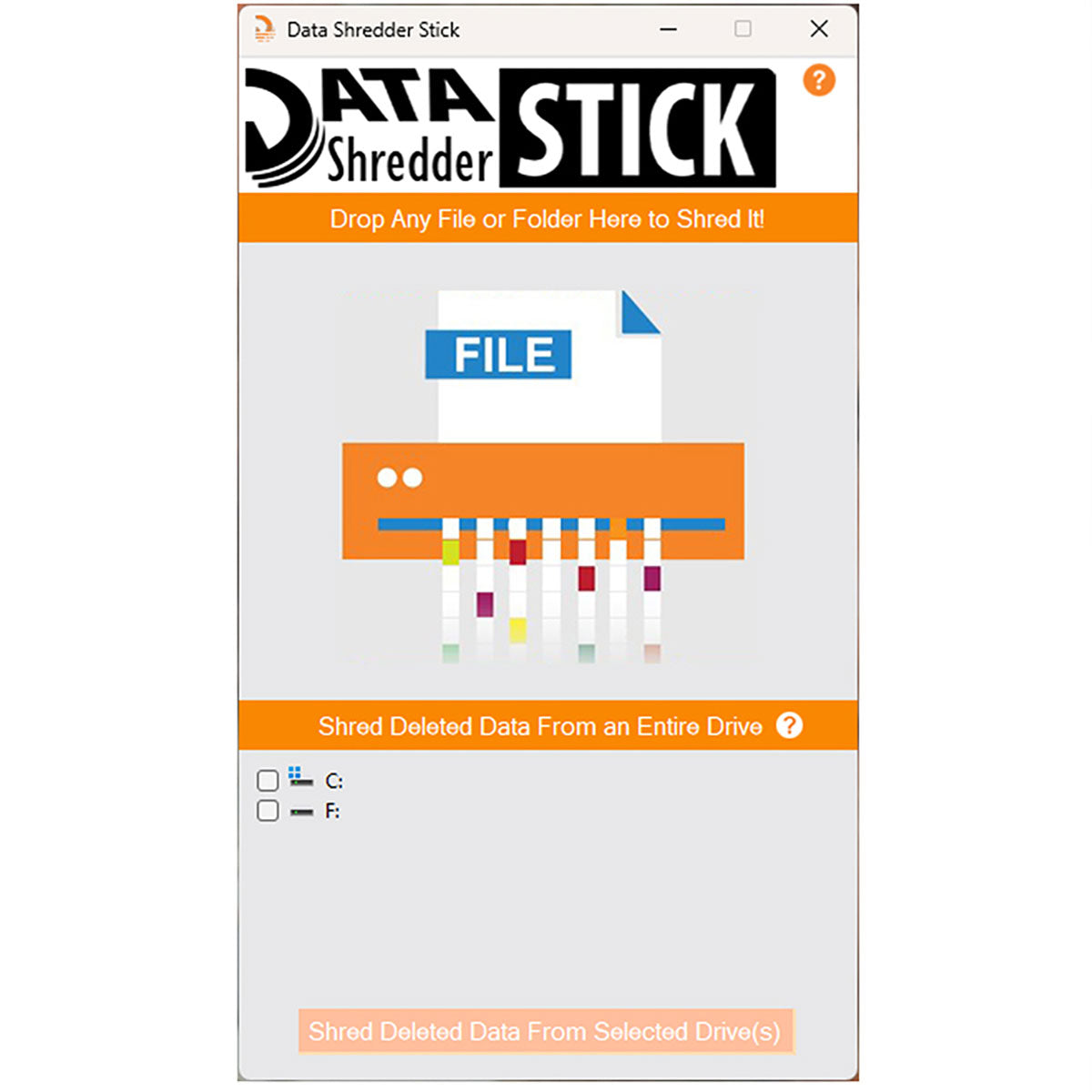 Datenvernichtungs-Stick
