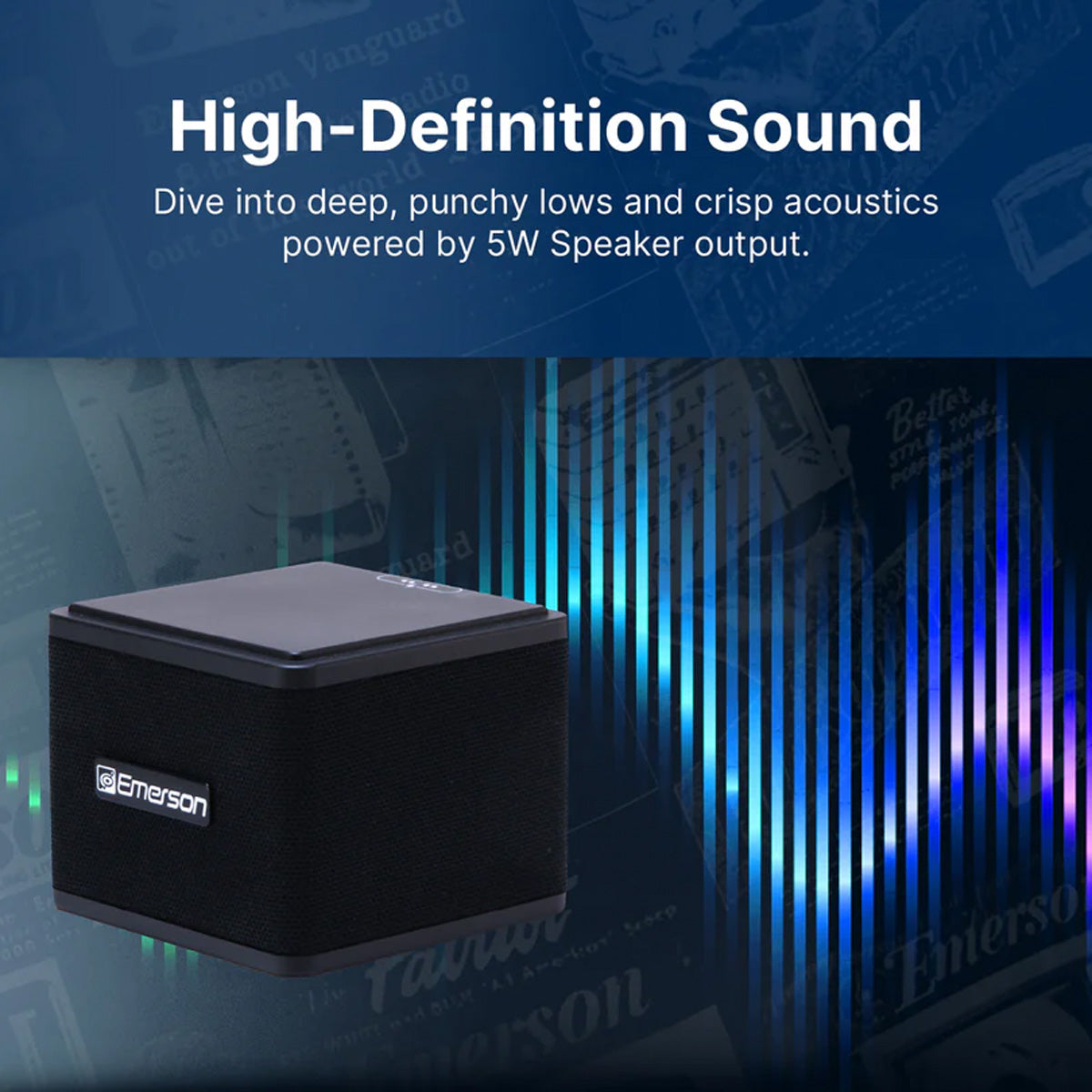 Altavoz magnético inalámbrico apilable