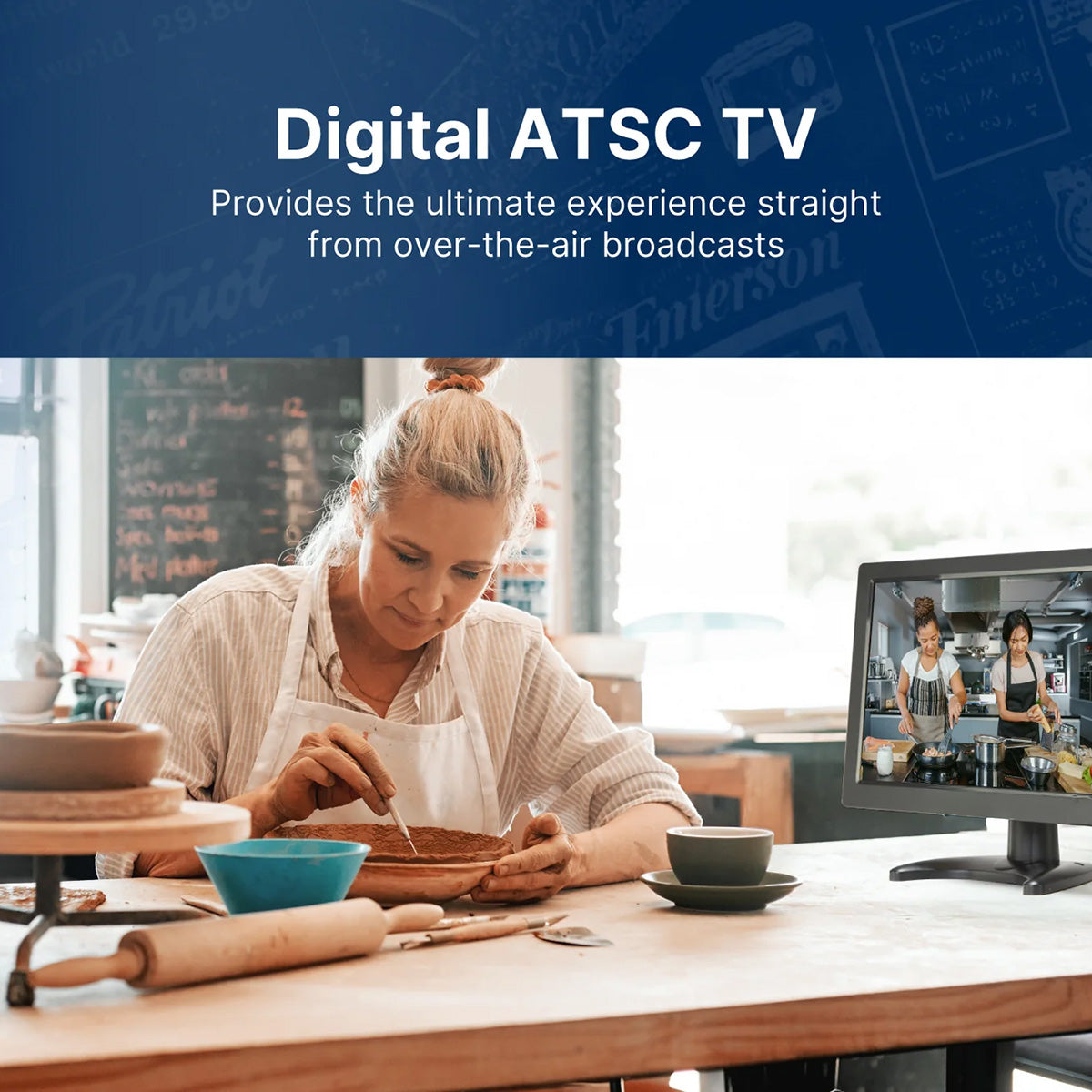 13,3'' Mobiler Digitalfernseher