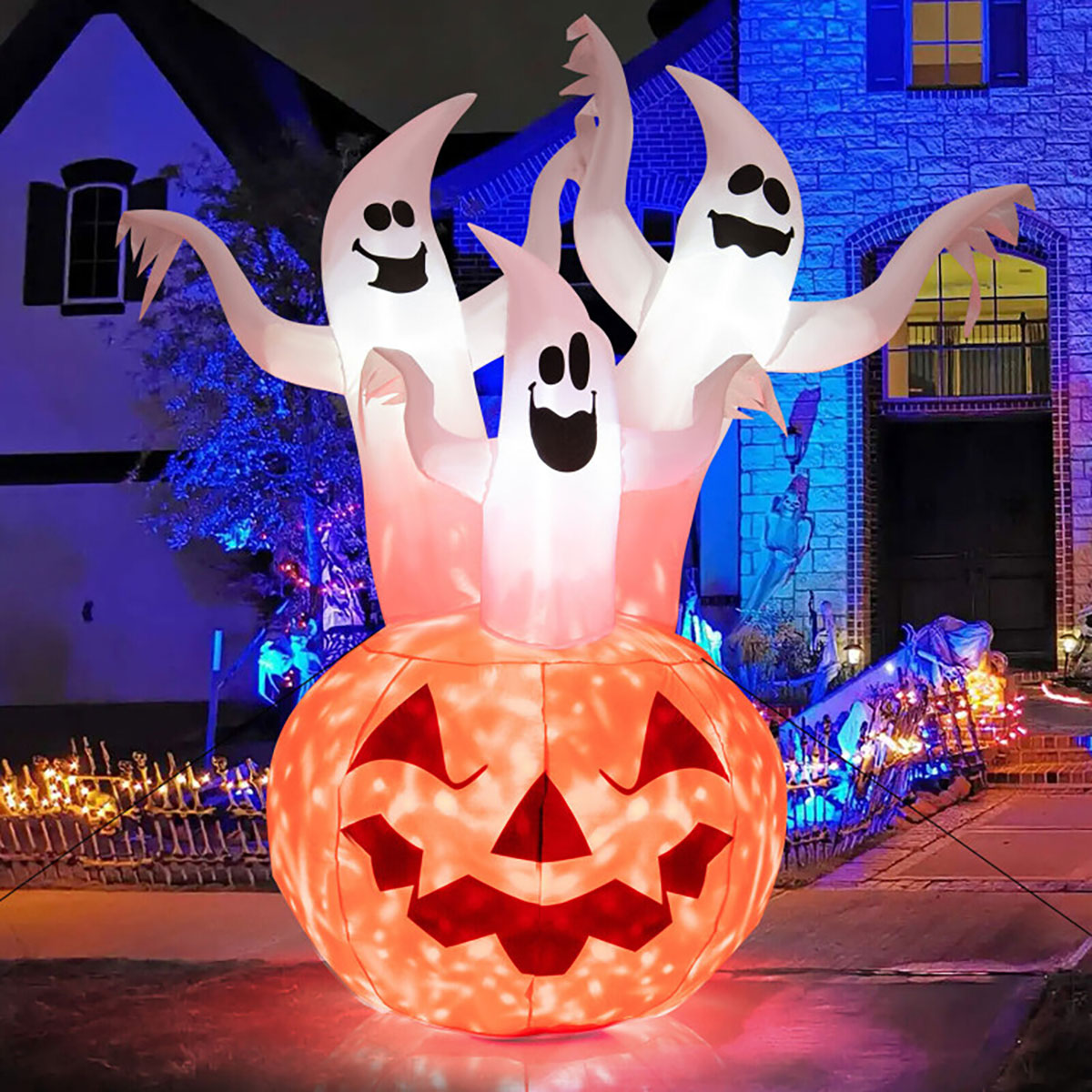 Fantasmas inflables iluminados de 6 pies