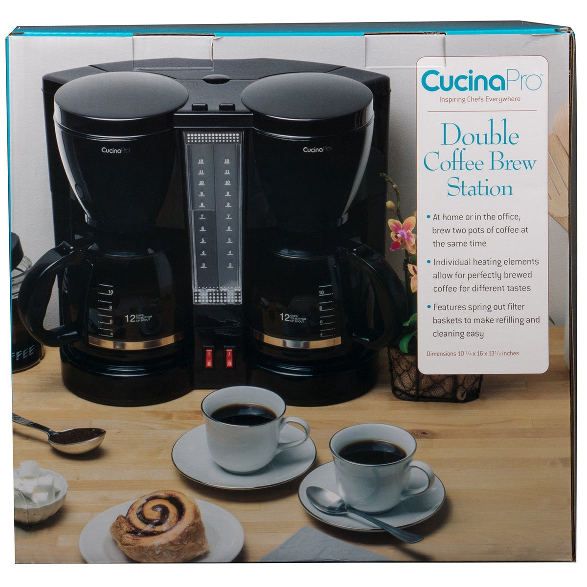 Estación de café de doble preparación