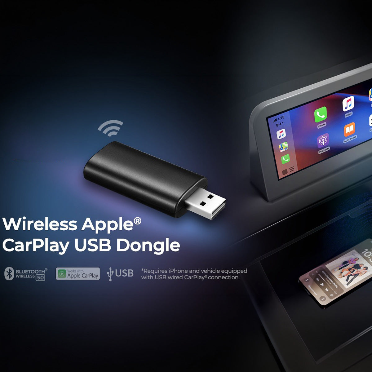 Wireless CarPlay USB Adapter