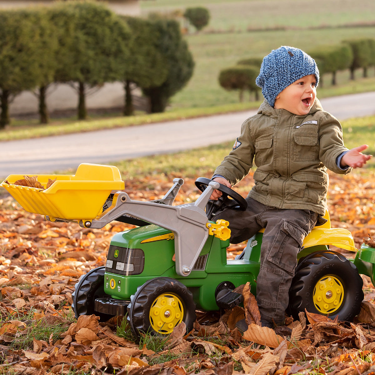 John Deere Trettraktor mit Frontlader