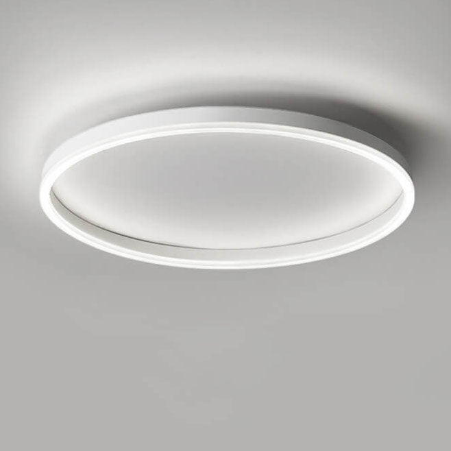 20 in Dimmable LED Ceiling Light with Remote Iron & Acrylic Fixture for Bedrooms Hallways Living Rooms Modern Low-Profile Design | Thomler