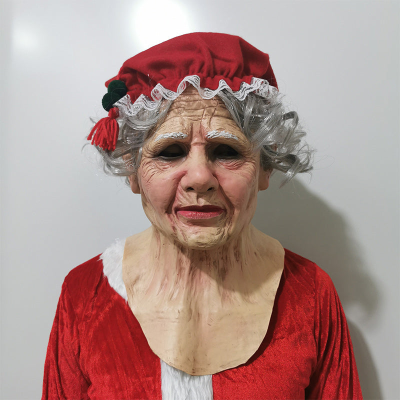 Vollgesichtsmaske für Erwachsene – Kostüm-Kopfbedeckung aus Naturlatex für Halloween, Theater & Cosplay-Events