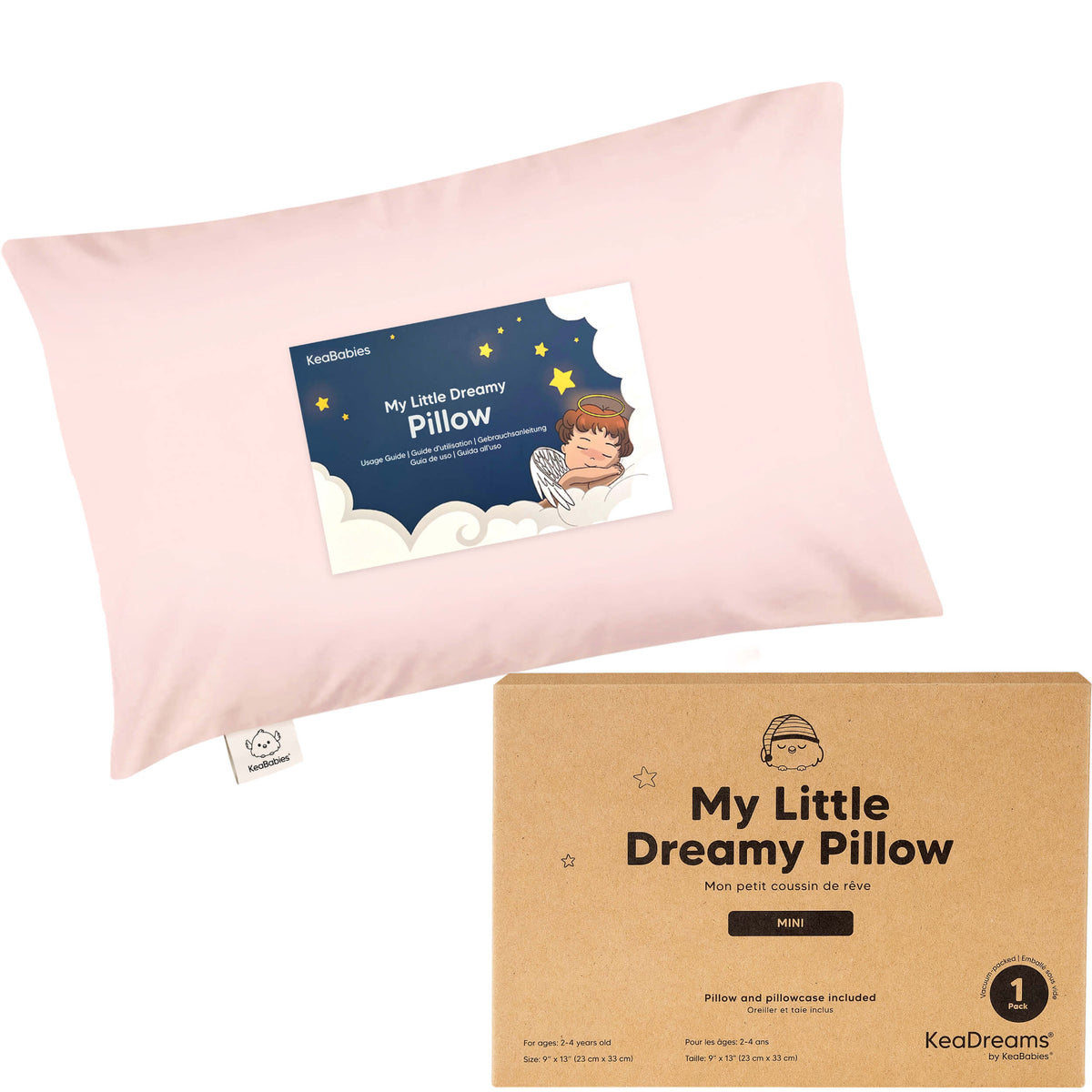 Minialmohada para niños pequeños con funda