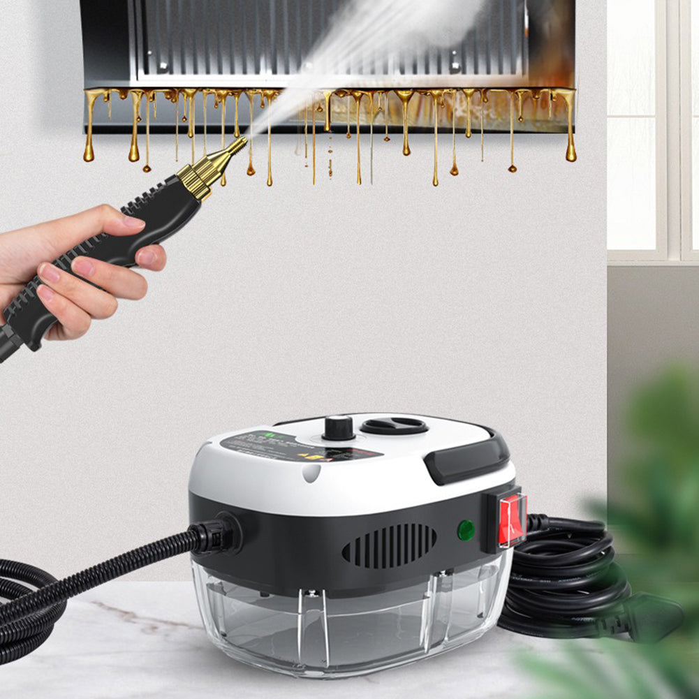 Hogedrukstoomreiniger met 6 instelbare standen voor keuken, badkamer, apparaten en grondige reiniging van het hele huis