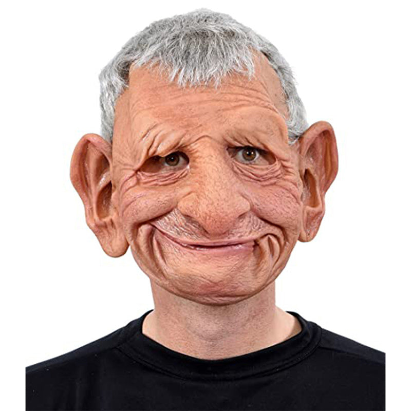Vollgesichtsmaske für Erwachsene – Kostüm-Kopfbedeckung aus Naturlatex für Halloween, Theater & Cosplay-Events