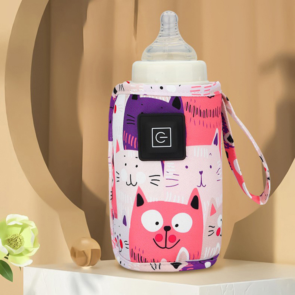 Mobiler USB-betriebener Flaschenwärmer für Babymilch