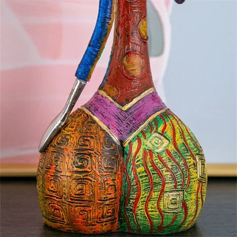 Resin Figurine Statue for Shelves Tabletop Display Home Decor Accent Piece Modern Contemporary Art Object for Living Room Bedroom Office | Thomler