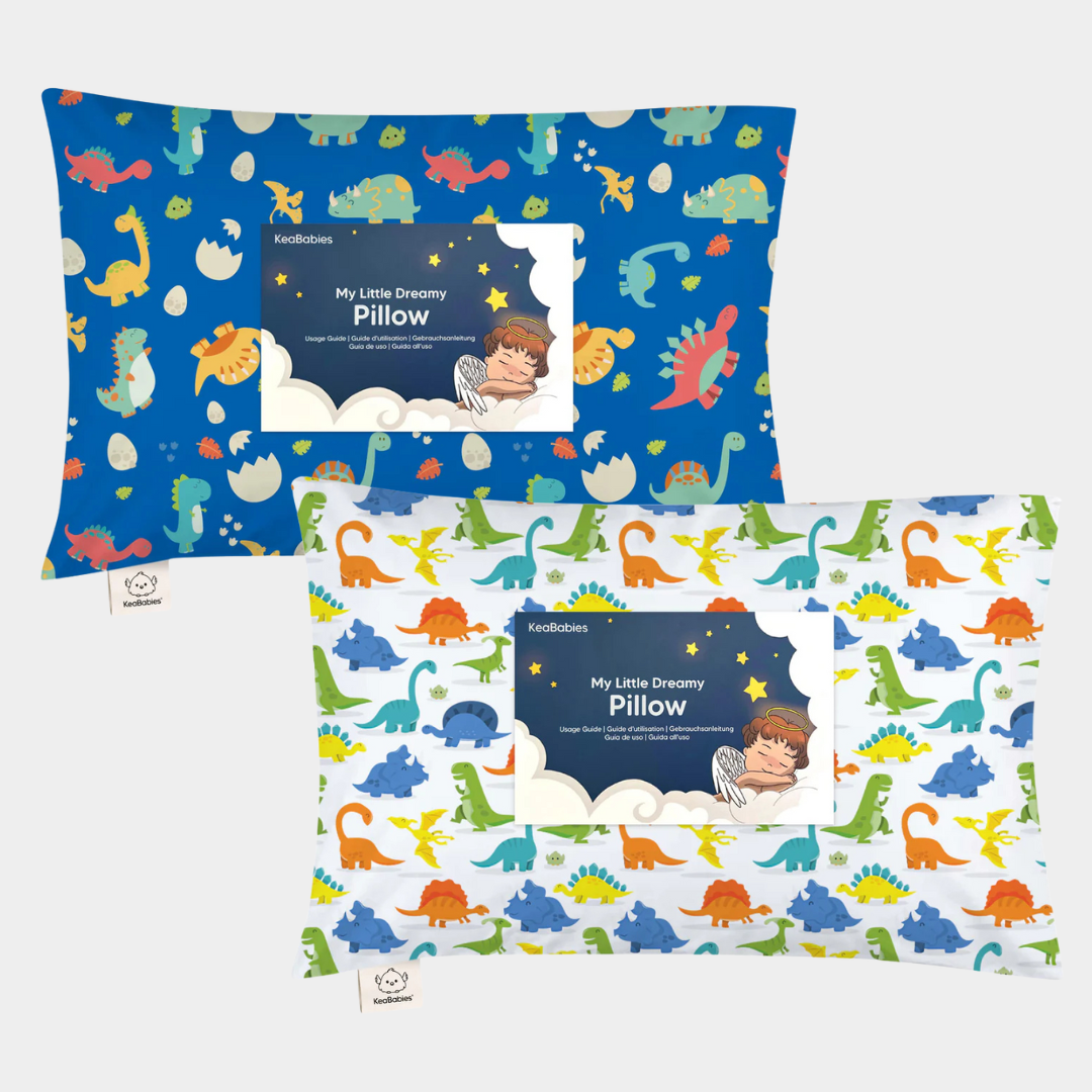 2-Pack Toddler Pillow (Dino Prints)