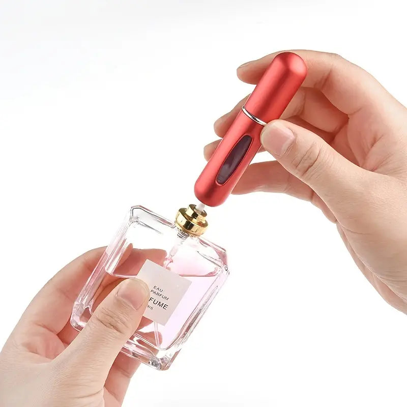 Reisverstuiver voor parfum met eenvoudig navulsysteem voor in de handtas of sporttas – Lekvrije flacon van 8 ml voor dagelijkse touch-ups en onderweg | Thomler