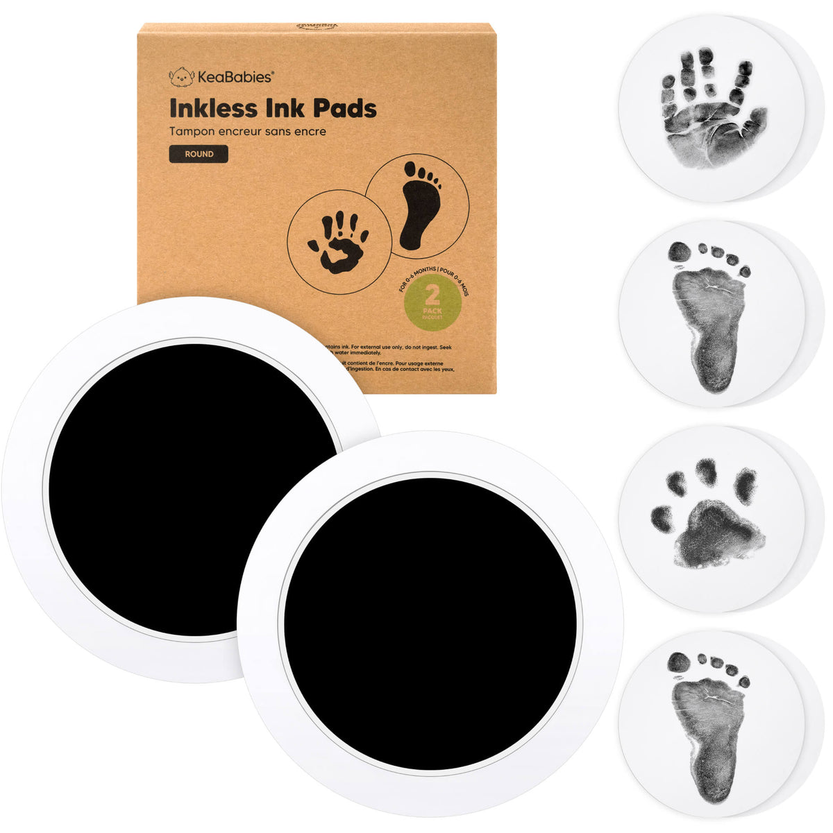 2-Pack Baby Inkless Ink Pads