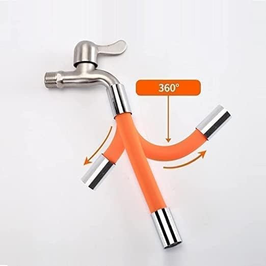 Rotating Faucet Extender with Bendable Silicone Spout for Kitchen & Bathroom Sink – 360° Swivel Tap Extension Adapter for Cleaning, Filling, | Thomler