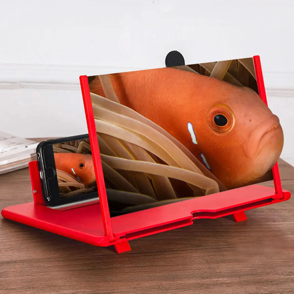 Phone Screen Magnifier Stand with Adjustable Viewing Angle for Video Streaming and Hands-Free Use | Thomler
