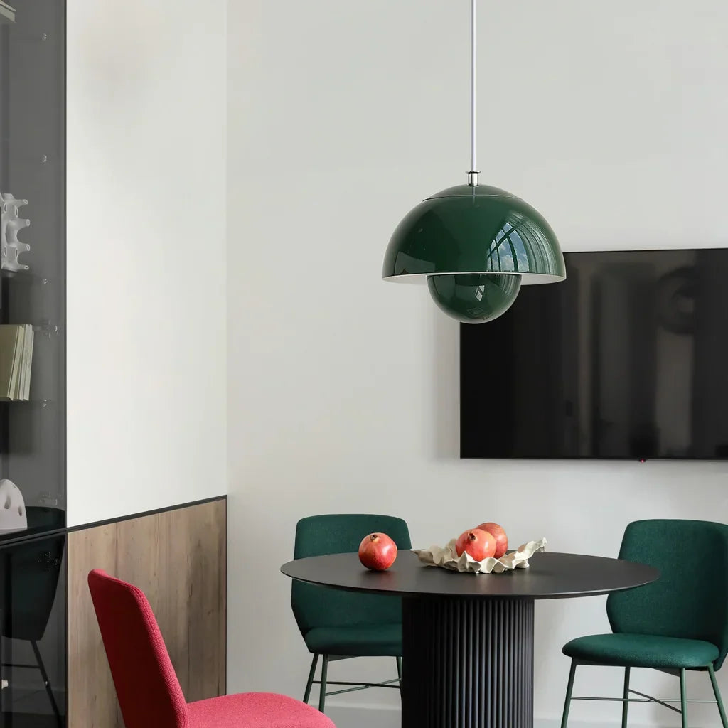 Globe Plafondlamp 10 Inch Metalen Hanglamp voor Keukeneiland Eetkamer Moderne Industriële Hangende Bol Kroonluchter Verstelbaar Snoer | Thomler