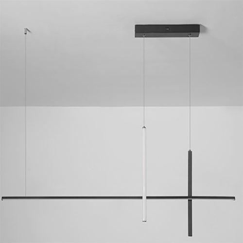 Modern LED Pendant Light with Adjustable Height for Dining Room, Restaurant & Bar | Acrylic