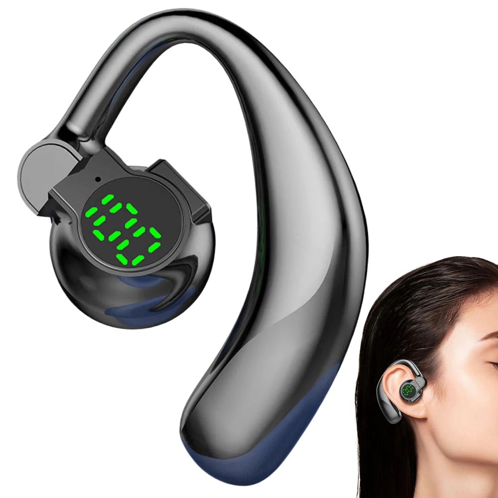 Auriculares de oreja abierta con conducción de aire y control táctil, batería de 20 horas