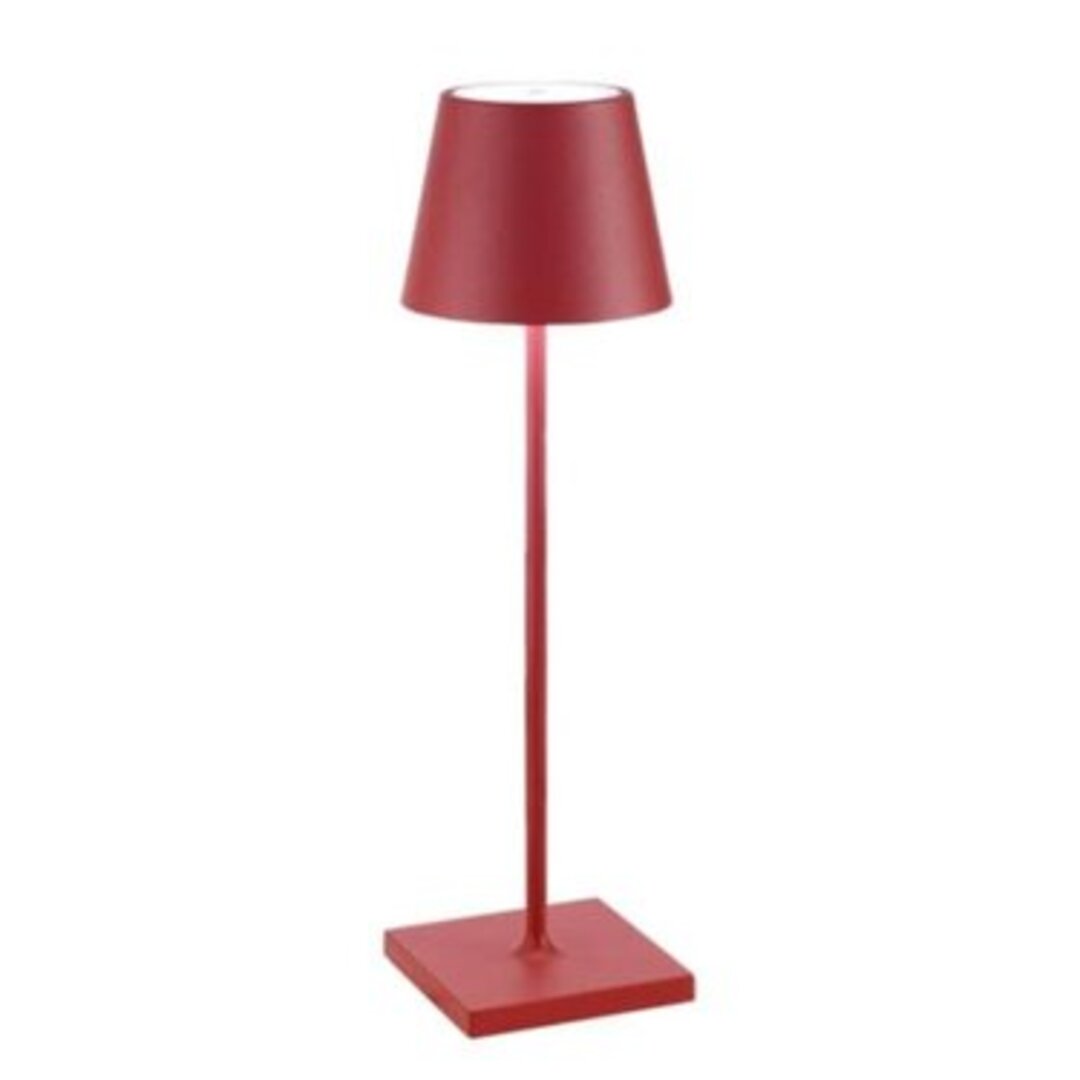 Rechargeable LED Touch Table Lamp with 3-Level Dimmer | Cordless Portable Desk Light for Indoor & Outdoor Use | IP54 Waterproof Metal Lamp | Thomler
